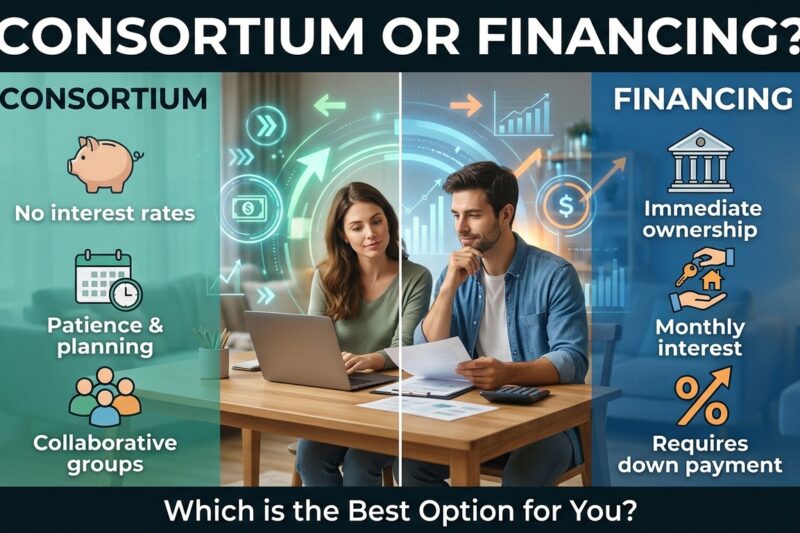 Consórcio ou Financiamento: Qual é a Melhor Opção para Você?